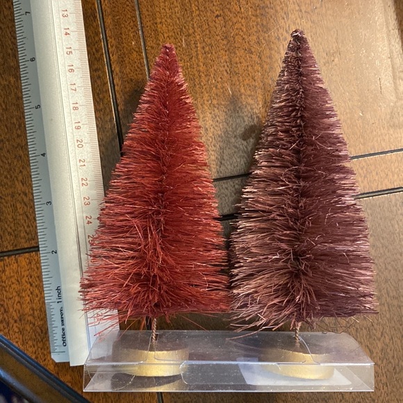 Target bottle brush Christmas tree set pink purple gold bullseye playground - Picture 2 of 7